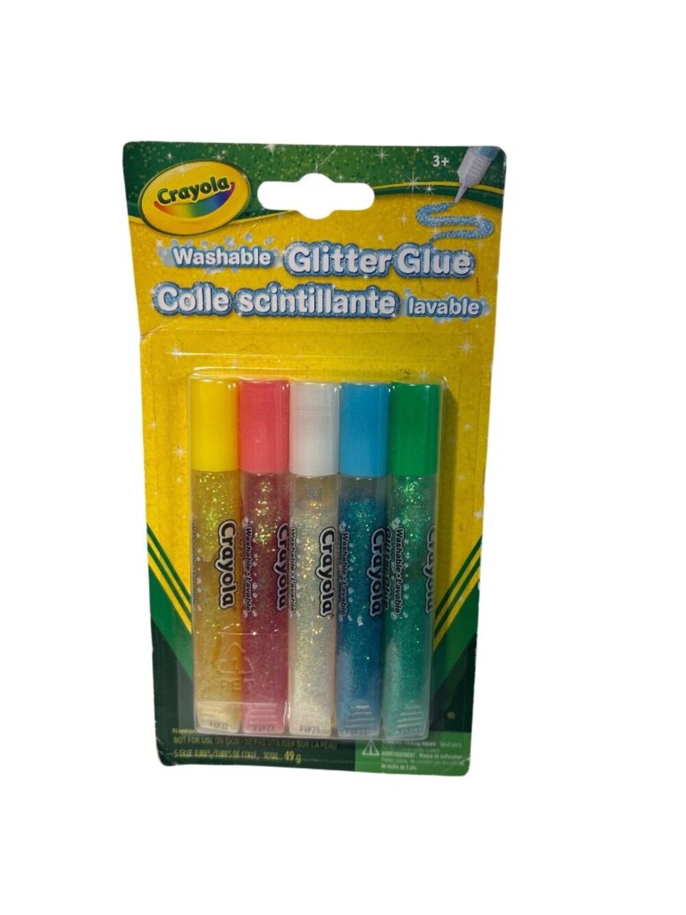 Crayola Washable Glitter Glue 5-Pack Arts & Crafts Adhesive 49g Total Multi-Colo
